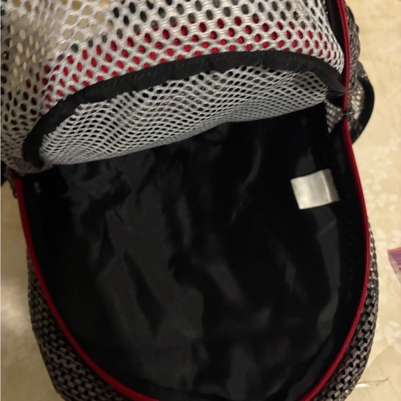 Adidas Black and Red Men's Backpack - Picture 4 of 6